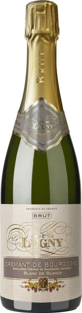 Cave de Lugny Crémant de Bourgogne Blanc de Blancs, Chardonnay, Brut, 0,75 l - Bild 1