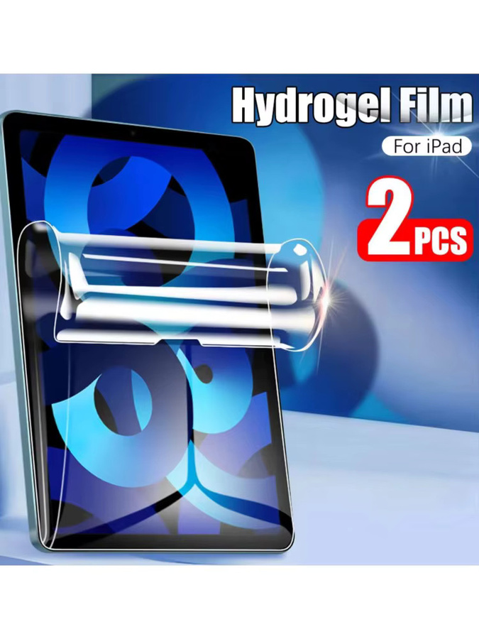 2er-Pack Hydrogel Display Schutzfolie für Apple iPad in Transparent - Bild 4