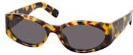 Jacquemus JAC 4 SUN Sonnenbrille, Vollrand, Oval, Kunststoff, Damen, Braun, Grau - Bild 1