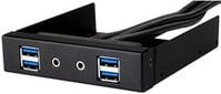 SilverStone SST-FP32B-E Frontpanel in Silber und Schwarz - Bild 1