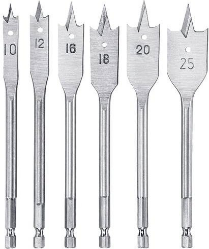 KWB 6-teiliges Holzfrässet in Silber - Bild 1