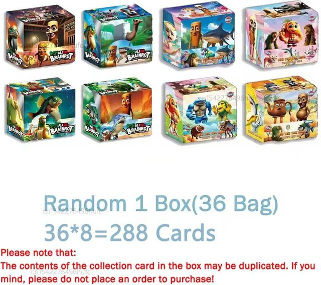 Yiran toy Italienische Gehirnfäule Sammlungskarten, Kinderspiel, ab 14 Jahre - Bild 1