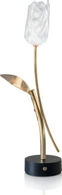 Slamp Tulip LED-Akkuleuchte in Schwarz mit dimmbarer Touch-Funktion und Lentiflex® Material - Bild 1