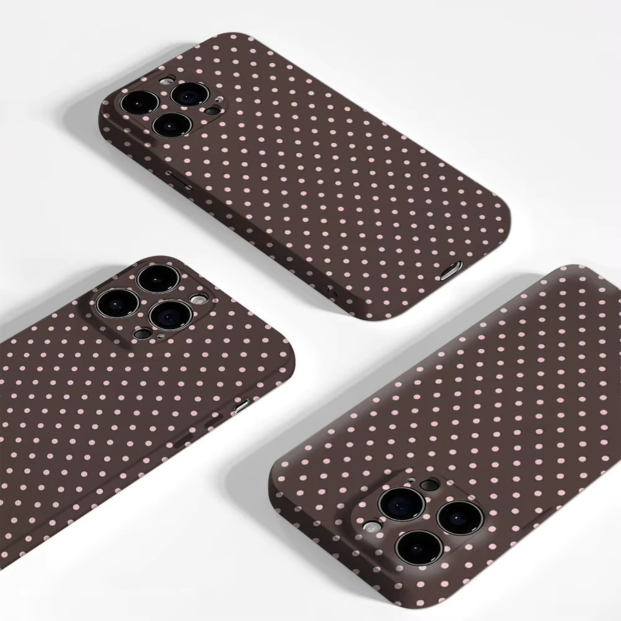 Potdemiel Pink Dot Handyhülle für iPhone 17 16 15 14 13 Pro Max Plus mit Magnetfunktion in Pink - Bild 2