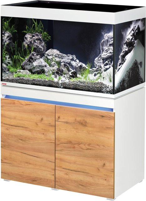 Eheim Aquarium-Kombination Incpiria 330 in Alpin/Nature mit Schwarzglas - Bild 1