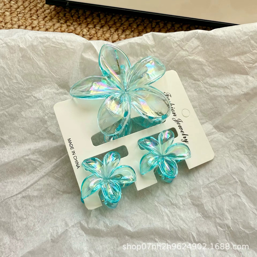 GIOIO Haarclips Blumen Transparent Bunt, 3 Stück, Damen - Bild 2