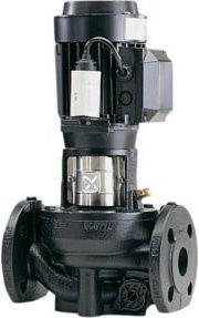 Grundfos Trockenläuferpumpe TP GLRD-BQQE 40-90/2, 0,37 kW, PN 6/10, DN 40, 3x 400, Schwarz - Bild 1