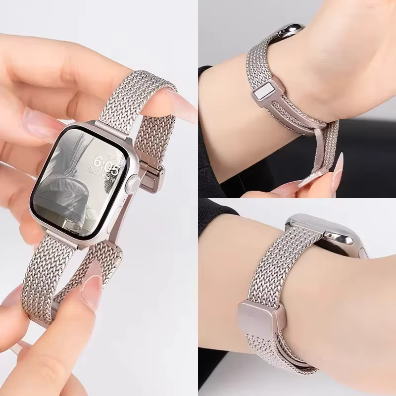 FancyWrist Uhrenarmband Edelstahl, Silber, magnetisch - Bild 3