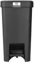 Brabantia StepUp Tretabfalleimer mit SoftClose, 16 l, Grau/Schwarz - Bild 1