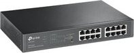 TP-Link Easy Smart TL-SG1016PE Netzwerk-Switch mit 16 Ports, 8 x Gigabit PoE+ (110 W), Schwarz - Bild 1