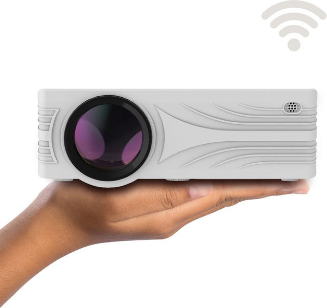 LA VAGUE LED-Projektor LV-HD240 mit Wi-Fi in Weiß - Bild 1