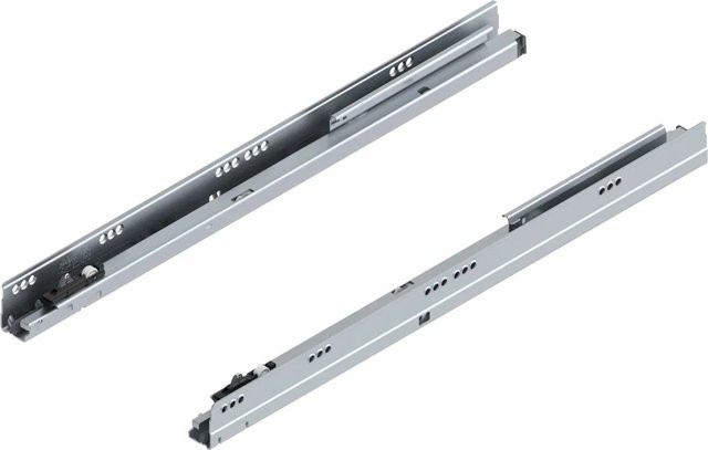 Blum Korpusschiene Tandembox Blumotion M mit Soft-Close, Nennlänge: 550 mm, Tragkraft: 30 kg, Farbe: Silber - Bild 1