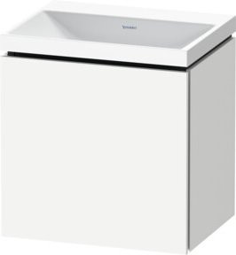 Duravit L-Cube Möbelwaschtisch Vitrium Eckmodell in Weiß Hochglanz B/T/H: 45 x 35 x 48 cm - Bild 1