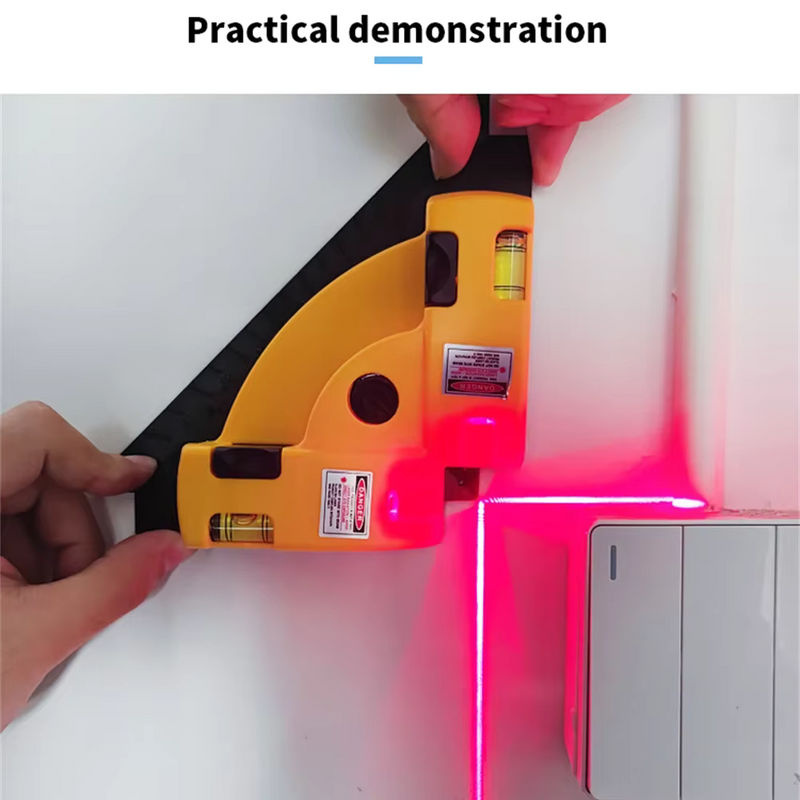 TTAKA7 Infrarot-Laser-Nivelliergerät für vertikale und horizontale Linienprojektion in Gelb - Bild 2