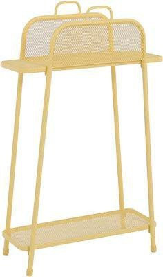 MWH Balkonregal Shelfo Gelb H: 105,5 cm, B: 65,5 cm, T: 27 cm - Bild 1