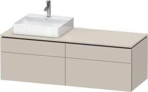 Duravit Waschtischunterschrank L-Cube in Beige, B/T/H: 142 x 55 x 48,2 cm - Bild 1