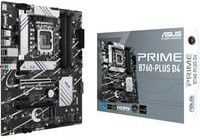 Asus PRIME B760-PLUS D4 ATX Mainboard mit Intel LGA1700 Sockel und DDR4 Unterstützung in Schwarz/Silber - Bild 1