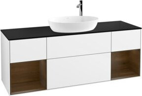 V&B Waschtischunterschrank Finion in Weiß lackiert, Breite: 160 cm, Tiefe: 50,1 cm, Höhe: 50,1 cm - Bild 1