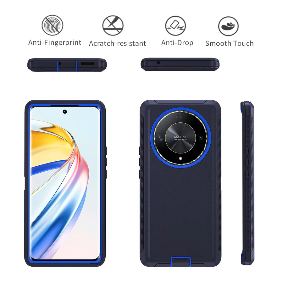 OTT Armor Box 3-in-1 Schutzhülle für Honor Magic Serie mit Gürtelclip in Blau - Bild 3