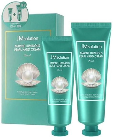 JMSolution Marine Luminous Pearl Handcreme mit Kollagen, 100ml+50ml - Bild 1