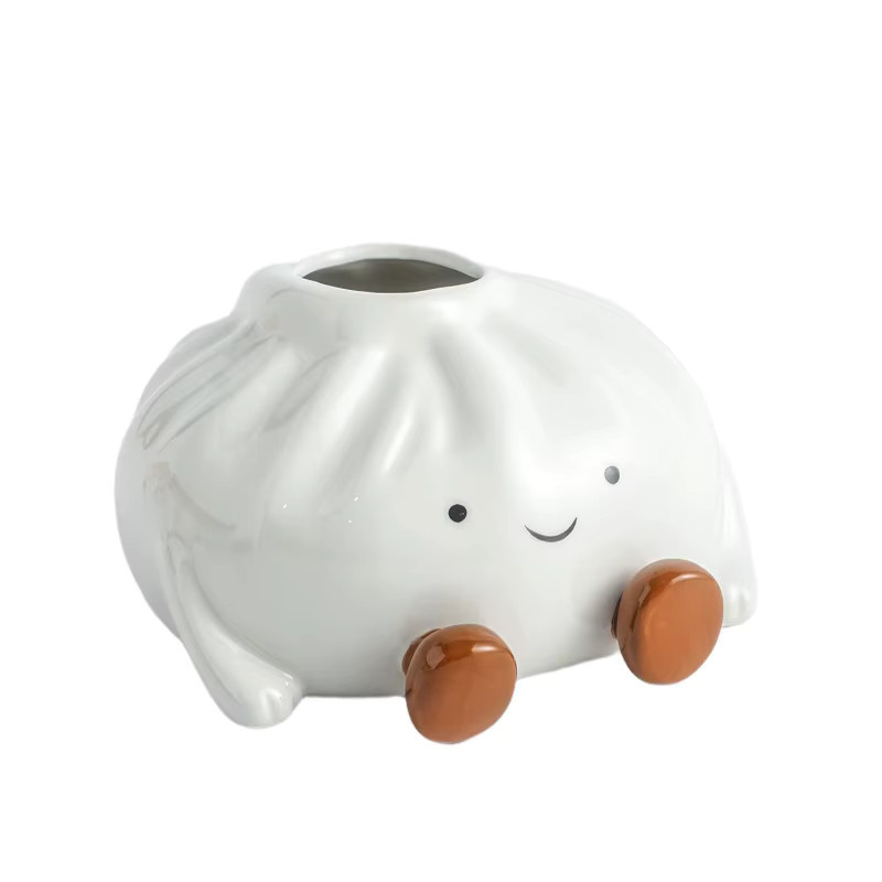 Keramische Taschentuchbox in Weiß als eleganter Taschentuchspender für Couchtisch und Wohnzimmer, B/T/H: 17,5 x 18,0 x 1,0 cm - Bild 4