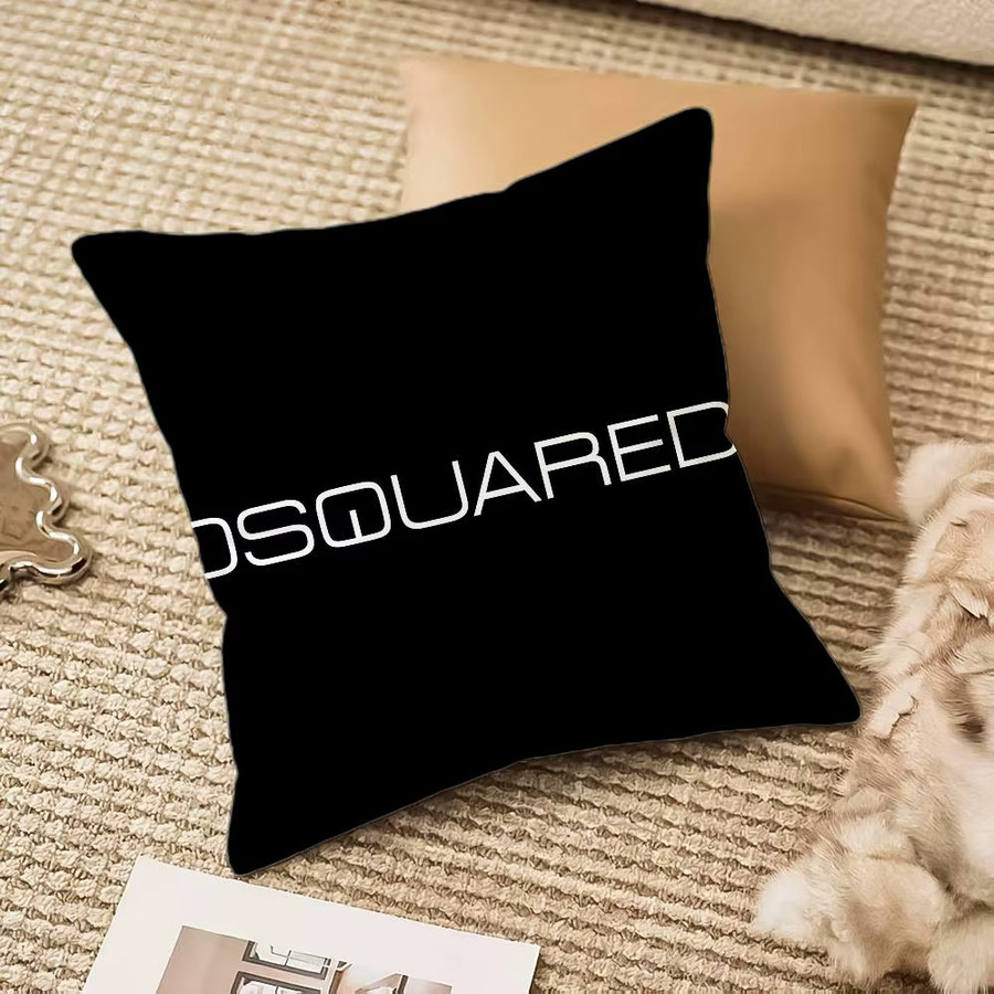 D-DsquaredS Kinder-Kissenbezug in Schwarz mit unsichtbarem Reißverschluss, allergikerfreundlich und milbenresistent, B/H: 30 x 30 cm - Bild 2