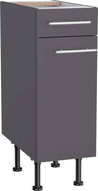 Optifit Küchen-Unterschrank Ingvar420 in Anthrazit Matt, B/T/H: 30 x 58,4 x 87 cm - Bild 1