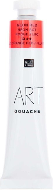 Rico Design ART Gouache Neon Rot 22 ml - Bild 1