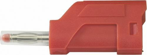 TRU Components TC-R8-104 R Lamellenstecker gerade mit 4mm Stift Durchmesser in Rot - Bild 1