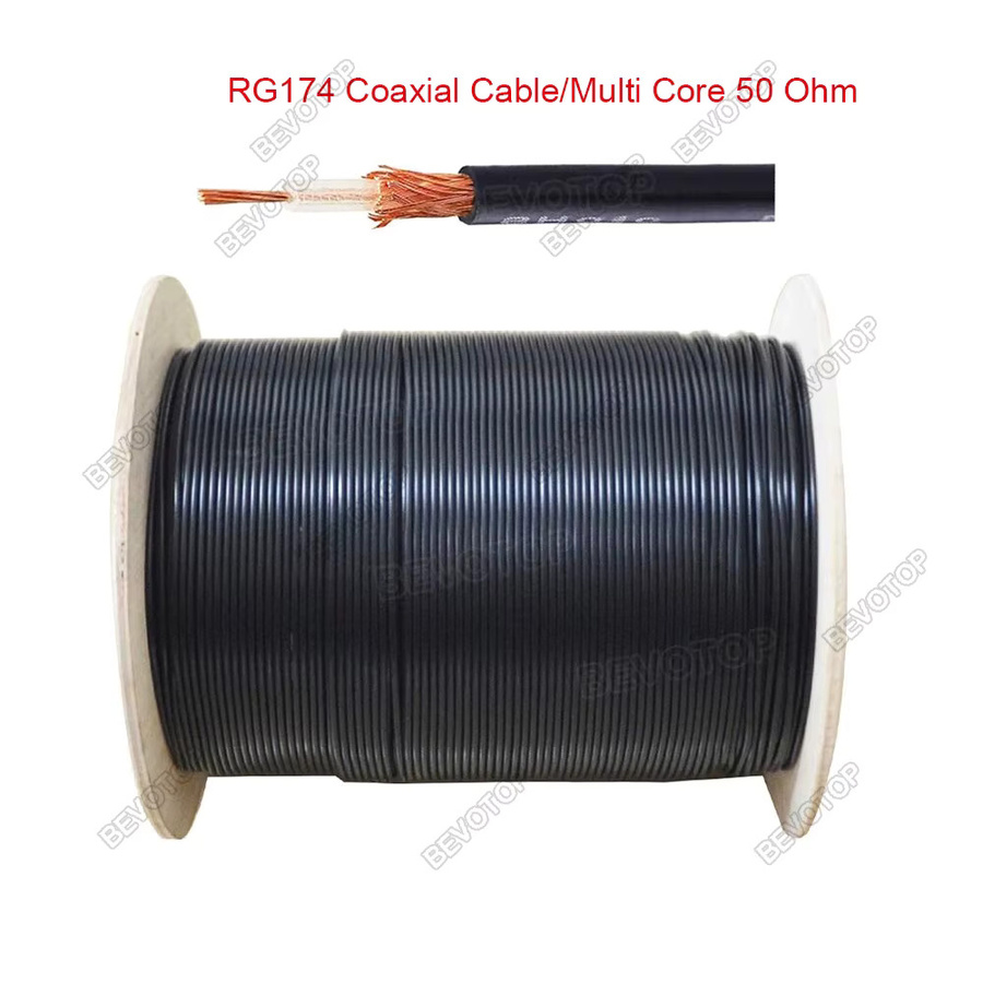 BEVOTOP RG174 Koaxialkabel Flexibles RF-Netzwerk-Verlängerungskabel 50 Ohm - Bild 1