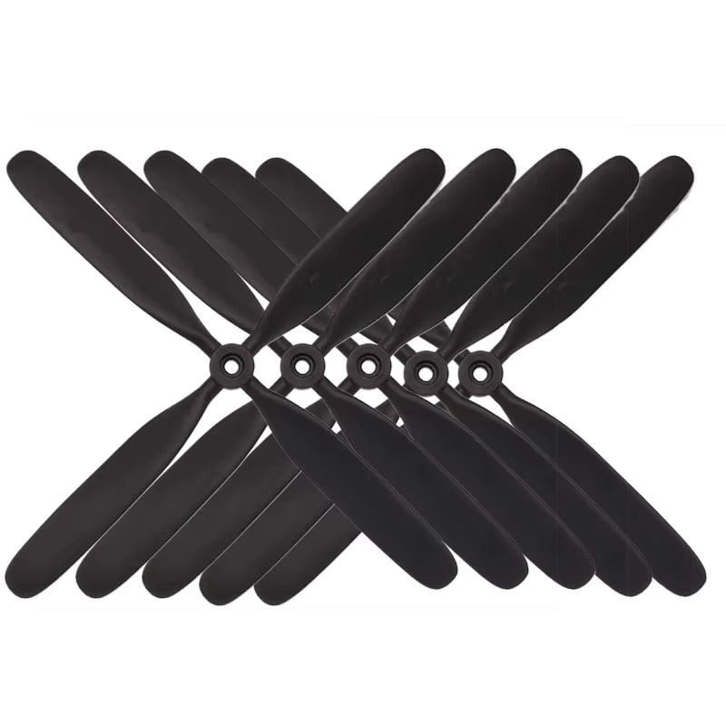 EVYVKV 4-Blatt-Propeller im P51-Stil, Zubehör, Schwarz, Kunststoff - Bild 4