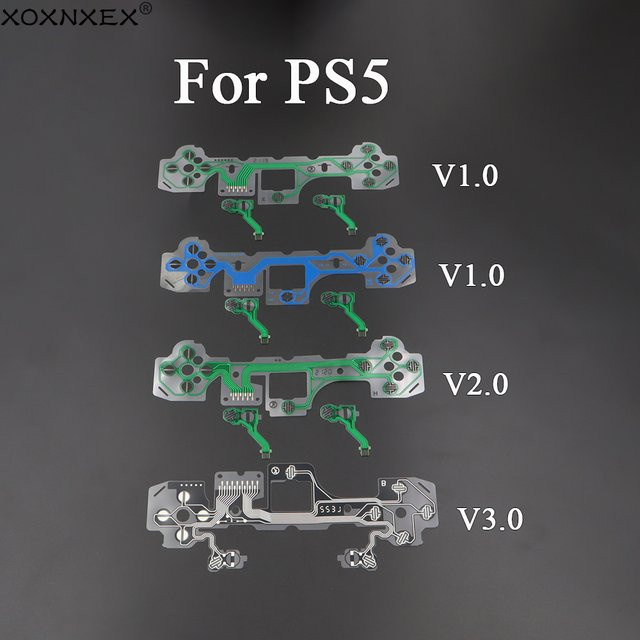 Ersatz-Leitfähige Folie für PS5 Controller V1 V2 V3 als Tastenband für LR ABXY und D-Pad - Bild 1