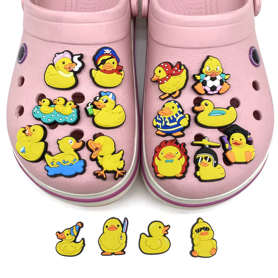 Happye&TiTi Charms, Cartoon Tier Ente, PVC, Armbänder, Slipper Zubehör - Bild 2