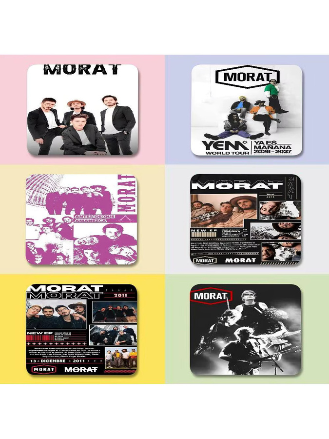 Mauspad M-Morat Rock Band Design für Gaming und Laptop, Mehrfarbig - Bild 7