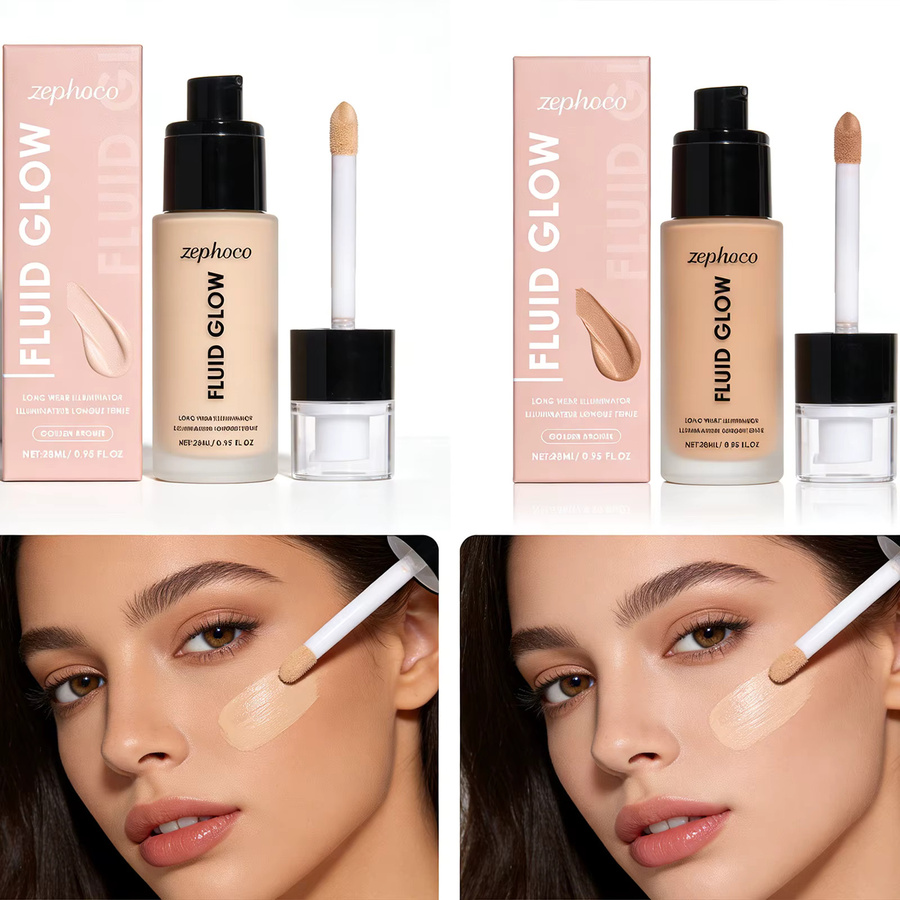 zephoco Golden Glow Highlighter Serum, glänzend, 28 ml - Bild 5