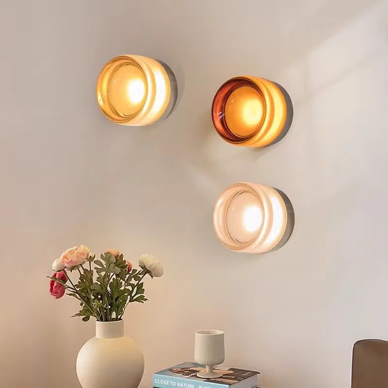 Moderne LED-Wandleuchte DAMIASMIL in Weiß, runde Acryl-Innenleuchte für Wohnzimmer, Schlafzimmer und Flur mit warmweißem Licht - Bild 2