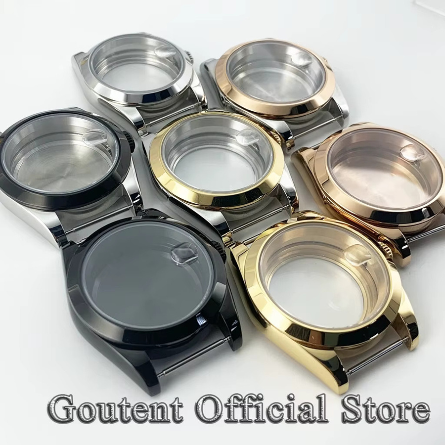 Goutent Uhrengehäuse Silber-Gold, Saphirglas, 36mm 39mm, Herren - Bild 3