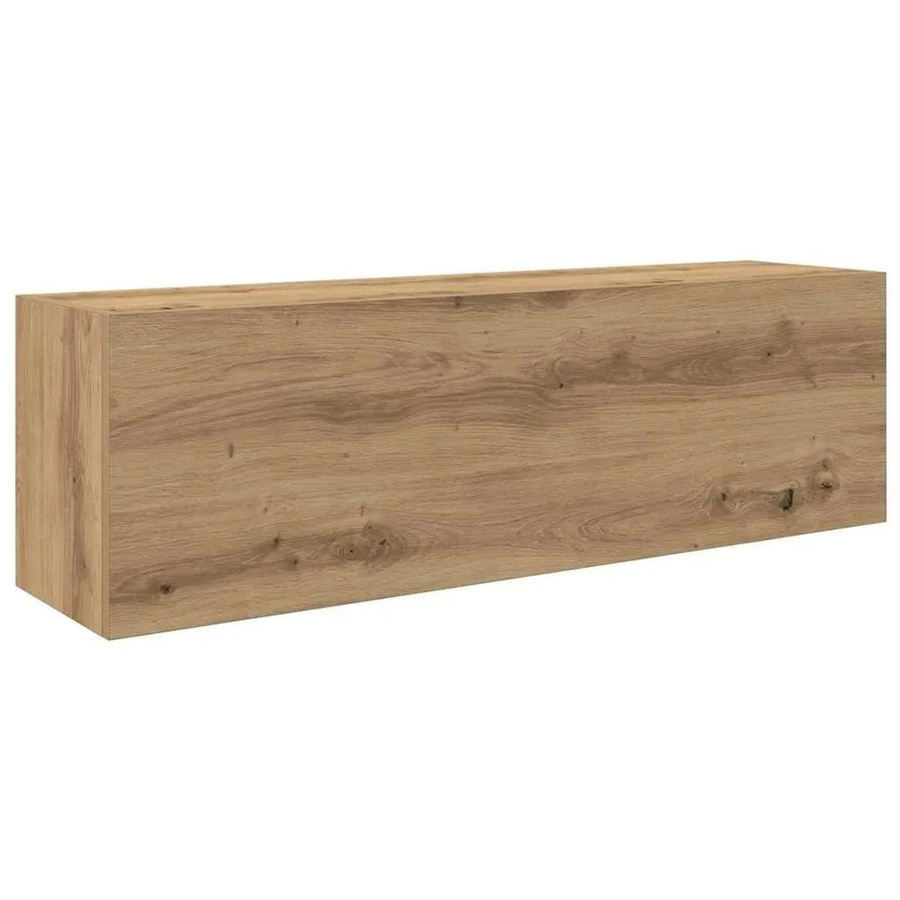 vidaXL Bad-Wandschrank Artisan-Eiche in Braun, B/H/T: 100 x 25 x 30 cm - Bild 2