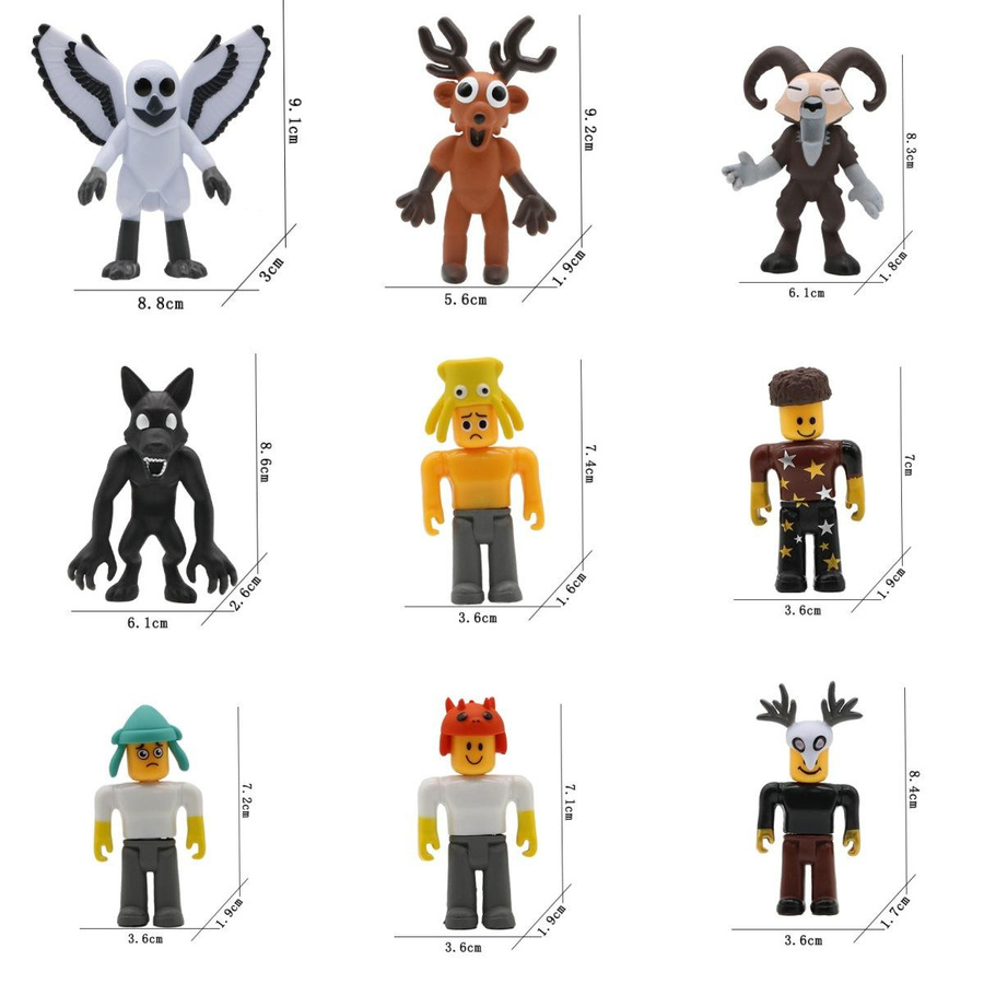 99 Nächte im Wald Horror-Spiel Charakterfiguren und Ornamente 10-teiliges Set - Bild 3