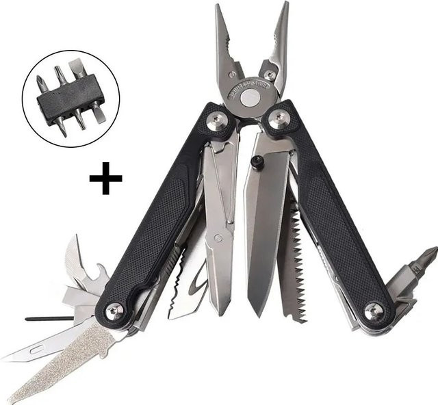 Daicamping DL7 Titan G10 EDC Multitool Set aus Edelstahl in Silber - Bild 1