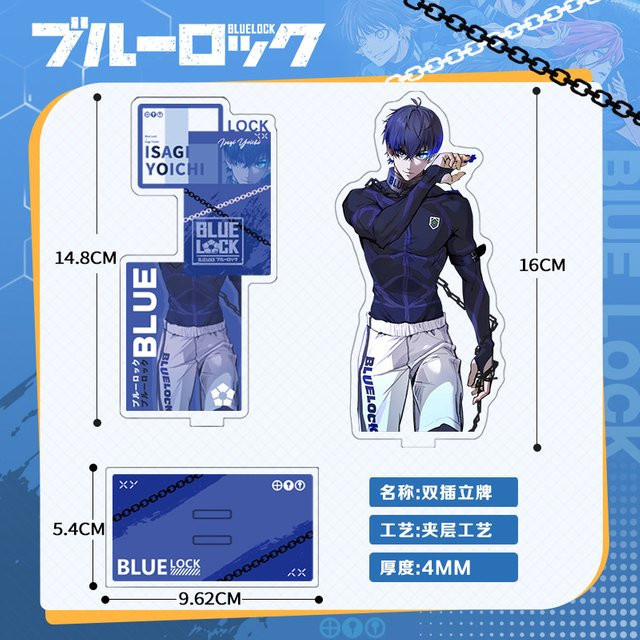 Bandai Blue Lock Desktop-Figur, Charaktermodell, 2-teiliges Set - Bild 1