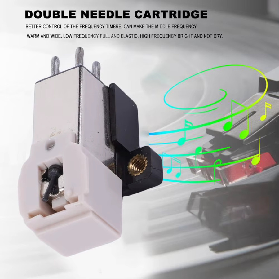 VODOOL AT-3600 Magnetische Moving Magnet Plattenspieler Patrone mit Stylus in Weiß für LP Vinyl - Bild 2