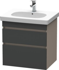 Duravit Waschtischunterschrank DuraStyle in Grau Matt, wandhängend, B/T: 60 x 45,3 cm - Bild 1