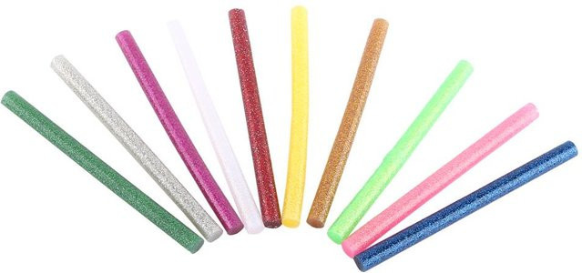 Kkmoon Hot Melt Klebestifte Set in Multicolor, 10 Stück für Handwerk und DIY-Projekte - Bild 1