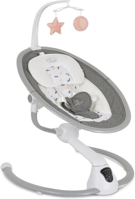 Cangaroo Swing Cloud Babywippe mit Musik, Timer, Mobile und Schwingfunktion in Pink - Bild 1