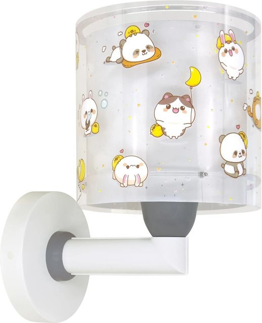 Dalber Wandleuchte Kawaii Friends für Kinder in Grau als Nachtlicht und Leselampe - Bild 1