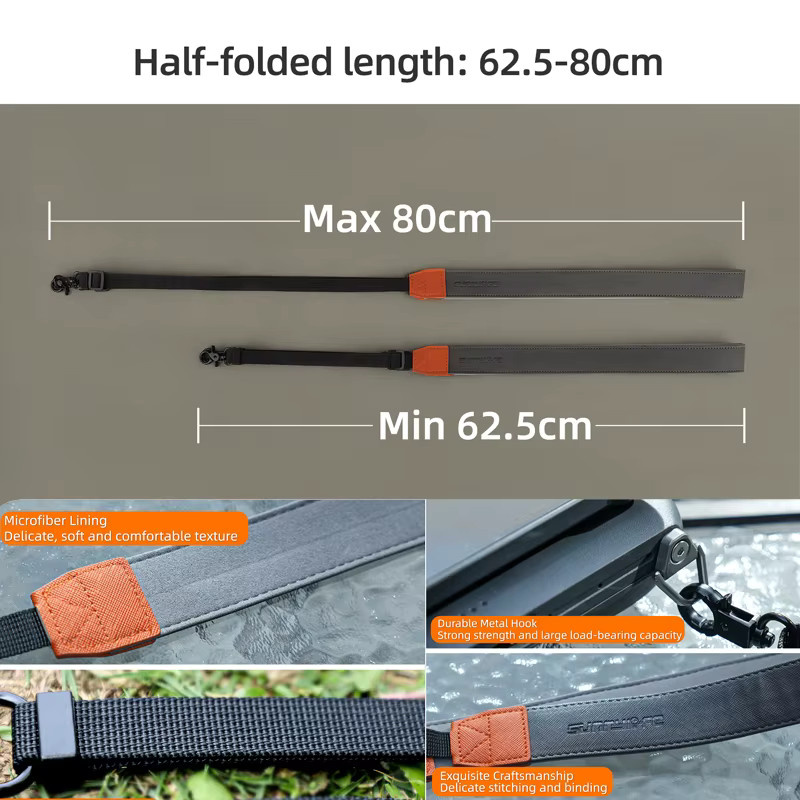 DJI Steuergurt Lanyard für RC 2, RC PRO, RC Plus und DJI Neo, Mini 4 Pro, Mini 3 Pro, Air 2S, Air 3, in Schwarz oder Grau - Bild 5