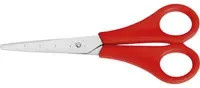 Westcott Bastelschere Kids gerade rot, spitz, Rechtshänder, Länge: 13 cm - Bild 1