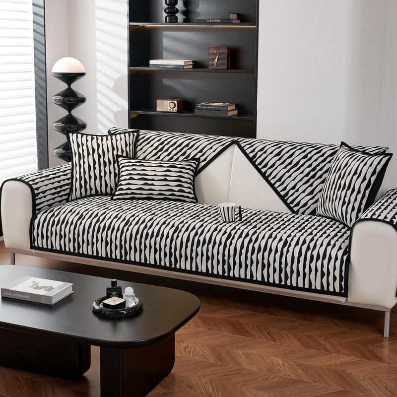 Luxuriöser Chenille Sofabezug für alle Jahreszeiten, B/B: 60 x 60 cm - Bild 3