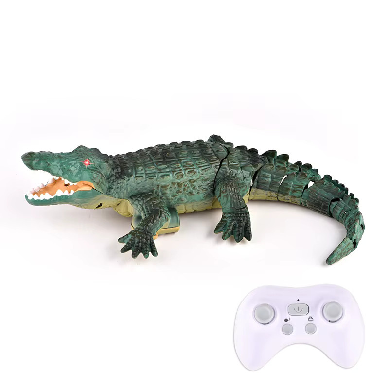 CONUSEA Rc Krokodil, Fernbedienung Boot, Elektrische Simulation, Grün - Bild 4